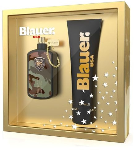 Blauer Camou Usa Geschenkpackung Herren Parfüm EDT 50ml Duschgel 150ml
