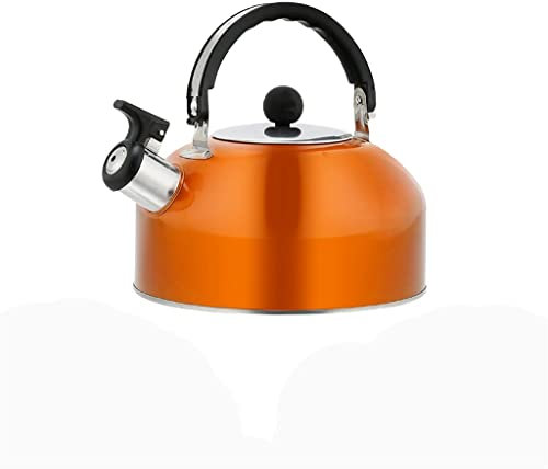 Hervidor de agua con silbato de acero inoxidable de 3L/4L, tetera de gran capacidad, hervidor de Color sólido, utensilios de cocina