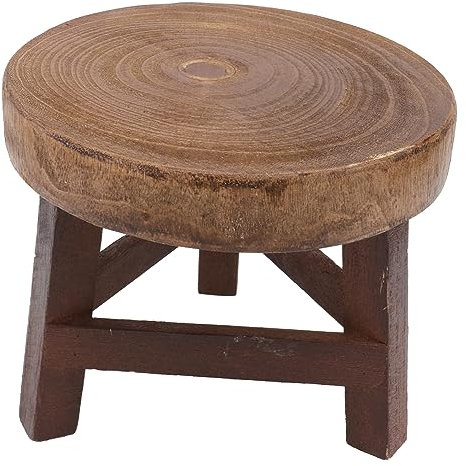 Kisangel 1pièce Support Bois Pour Plantes Étagère Élégante Pour Balcon Et Jardin Pour Décoration Intérieure Et Extérieure Convient à Les Pots De Fleurs Résistant Et