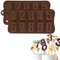 KOBOKO Silikonform Zahlen 1-10, 2 Stück Backform Zahlen, Schokoladenform Silikon Wiederverwendbar, Cake Backform Zahlen Silikonformen für Schokolade Süßigkeiten Fondant Backen