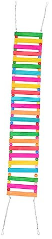 Kisangel Chicken Ladder Toy for Hens Coop Chicken Swing Ladder Poultry Chicken Ladder Swing Toy Large