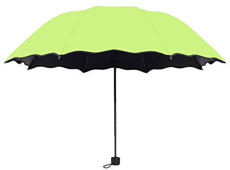 AKTOUR Bambino Ragazzi Ombrello E Pioggia Stivali Pieghevole Sole Acqua In Ombrello Trasparente Ombrello, S2-Multicolore, Taglia unica