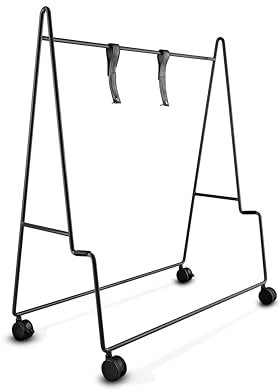 EVA SOLO | TV Ständer Rollbar 92x81x38 cm | TV Standfuß für Flachbildfernseherbis 65 Zoll | | Fernsehständer mit Rollen | Einfach und schnell anpassbares Interieur | Dänisches Design | Schwarz