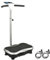 EILISON FIRMHOLD Handle Vibration Plate Exercise Machine for Lymphatic Drainage- Full Body Workout Vibration Platform for Weight Loss, 350lbs Vibration Plate for Beginners & Recovery (Handle Silver)