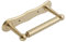 Milano Elizabeth Traditional Bathroom Wall Mounted Toilet Roll Paper Holder - Brushed Brass