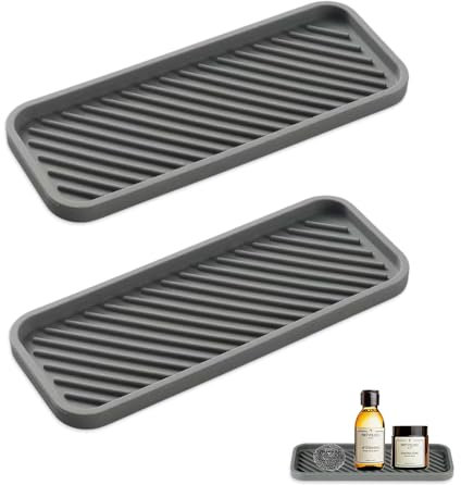 GIDWRIY Organizador Fregadero Silicona,Esponja de Silicona para Cocina,Soporte de Esponja Antideslizante,Alfombrilla de Goteo de Silicona,Bandeja para Estropajo Cocina,Alfombrilla Drenaje Fregadero