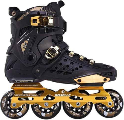 YYingYYue Rollschuhe Für Erwachsene Inline-Schuhe Einreihig Für Damen Und Herren, Professionelle Inline-Eisschnelllaufschuhe Anfänger Sport Outdoor Fitness,46