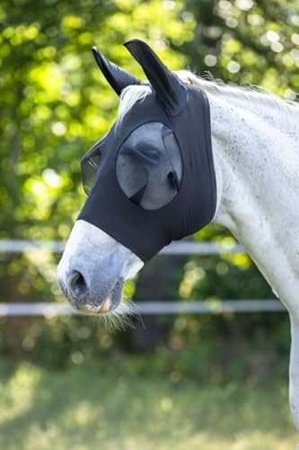 Kerbl Fliegenschutzmaske FinoStrech schwarz, Pony, 3229050