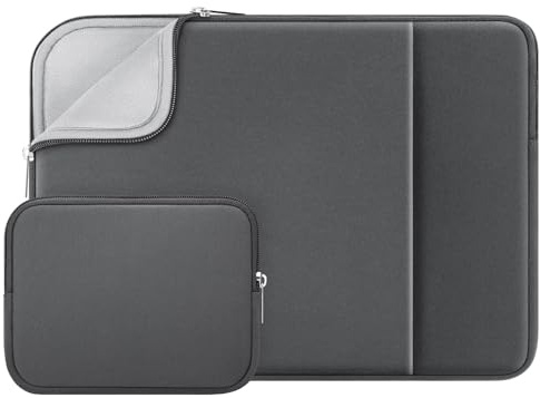 RAINYEAR Weiche Laptoptasche kleine Tasche für 15,6-Zoll Notebook Laptop | Schutzhülle, weiche Tragetasche mit Fronttasche, kompatibel mit 15,6-Zoll-HP DELL ACER Asus Ultrabooks und Chromebooks