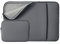 RAINYEAR 15.6 Inch Laptop Sleeve Case Soft Fluffy Lining Cover Carrying Bag with Front Pocket & Accessories Pouch,Compatible with 15.6 Notebook Computer Chromebook(Grey,Upgraded Version)