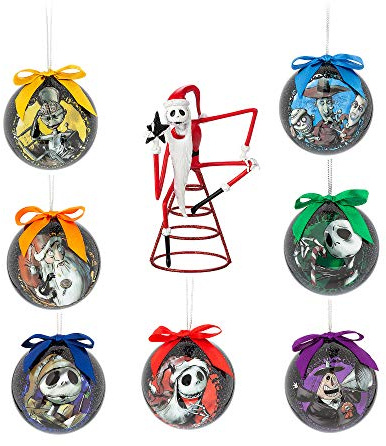 Disney The Nightmare Before Christmas Ornament Set and Tree Topper