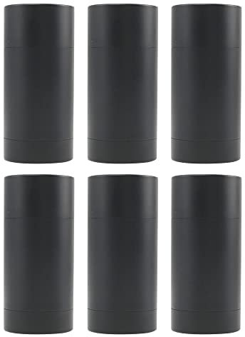 75ML Leere Deo-Behälter Lippenbalsam-Tube DIY Leerer Kunststoff Twist-up Nachfüllbare Reise-Runde Deo-Tuben (6er-Pack)