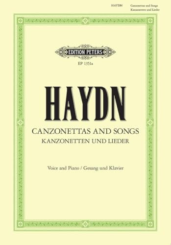 35 Songs and English Canzonettas for Voice and Piano: Original Keys (Edition Peters)