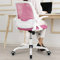 KERDOM Bürostuhl, Ergonomischer Schreibtischstuhl mit klappbarer Armlehnen, Mesh Computerstuhl Arbeitsstuhl Leichter Stuhl, 360° Drehstuhl 933 Rose