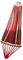 CLISPEED Blech Outdoor-hängematte Brasilianische Hängematte -hängematte Hängemattenschaukel Hängematte Aus Baumwollseil Stoff Hängematte Schaukelstuhl Holzstock Reisen Hölzern