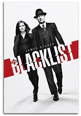 ELedvb The Blacklist Poster James Spader Walking PostureCanvas Poster Dekorative Malerei Leinwand Wandposter und Kunstbild Druck Moderne Familie Schlafzimmer Dekor Poster 50 x 75 cm
