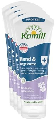 4er Set Kamill Protect Hand & Nagelcreme 100 ml Protect für empfindliche Hände