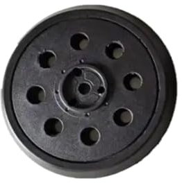 Trade-Shop 8 fori, 125 mm, piastra adesiva in velcro, compatibile con Bosch PEX 12 A/AE, PEX 125 A/AE, PEX 125 A-1/A-2, PEX 125 AE-1, PEX 400 A/AE