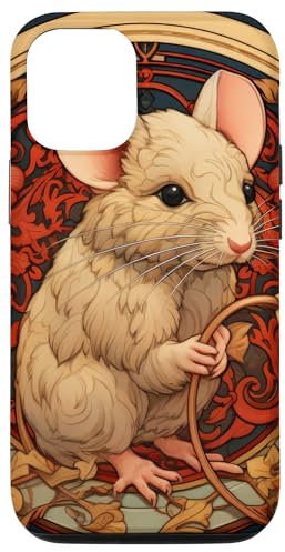 iPhone 12/12 Pro Mouse Art Nouveau Abstract Case