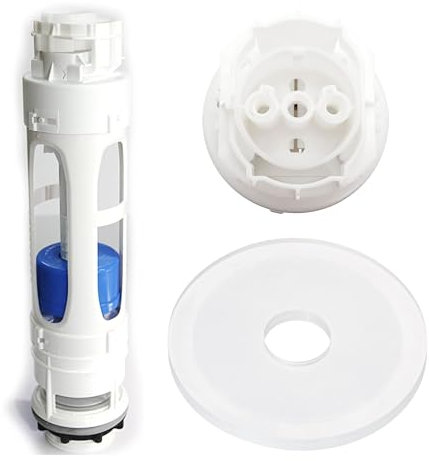 Roca AH0004800R D2D Dual Flush Cistern Compatible Valve with Extra Diaphragm Washer Seal AH0007100R Compatible Sold by Plumb iQ