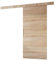 MINIO go for it - Schiebetür Komplettset CLEAN B, 106 cm Breit, Schiebetüren, Wandmontage, Schiebetürsystem, Zimmertüren - Sonoma Eiche