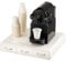 Baroni Home Porta Capsule Caffè Professionale con 3 Cassetti, Porta Capsule con Divisione a Scomparti, capacità 48 capsule, Organizzatore per Caffetteria con Cassettiera, 30x33x5 cm, Bianco