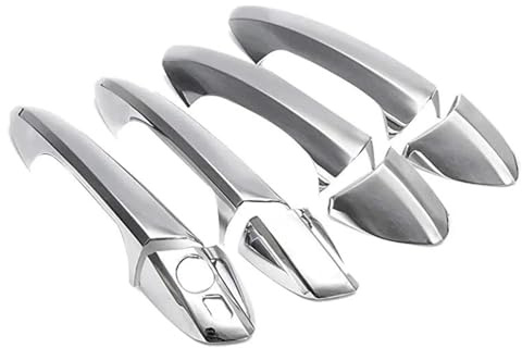 IITA Autotürgriff Auto Chrom Türgriff Trim Abdeckung Für Mercedes Für Benz GLK CLA C-Klasse W204 W246 W212 X204 W166 w117 Außentürgriff