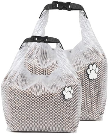 Dog Food Travel Bag,Dog Food Travel Container 2 Pack,Waterproof Travel Dog Food Container3.3 Ib/2.6 Ib,Dog Food Travel Container,Perfect for Camping Trip,Dog Boarding, Weekend Getaways and Travel