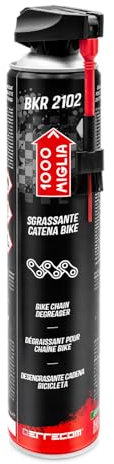 Errecom 1000 Miglia BKR 2102 Dégraissant pour Chaîne Vélo et Moto avec distributeur spécial double position - Bouteille 750 ML