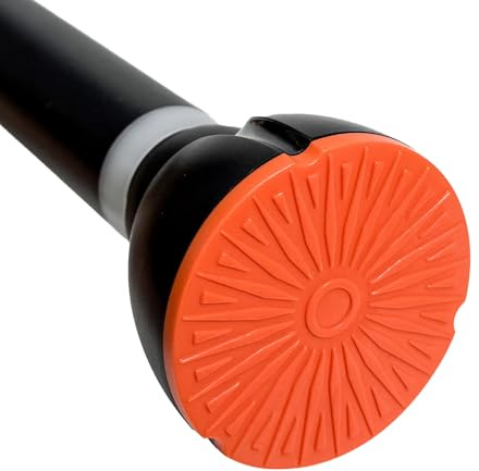 Tringle à Rideau en Acier Inoxydable 85-105CM, Tringle de Douche Sans Perçage, Tringle à Vêtements Réglable, Barre de Rangement Sans Perçage pour Salle de Bain, Chambre, Fenêtre, Placard, Cuisine