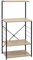 Acomoda Textil – Mueble Auxiliar Madera para Cocina. Estantería Diseño Industrial con Niveles para Almacenamiento y Soporte para Microondas, Estable, Espacioso y Resistente. (Mueble, 60x40x123 cm)