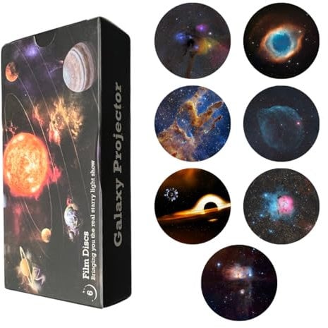 Set of Discs for Galaxy Projector (1. generation) | 7 discs with HD-quality Images