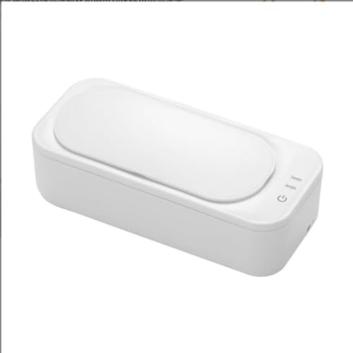 Anluomania Nettoyeur Ultrasons, Nettoyeur à Ultrasons 47KHz, Ultrasonic Cleaner 350ML, Appareil de Nettoyage Ultrasonique, Nettoyeur Ultrasonique avec 2 Réglages de Temps pour Bijoux, Dentier,Lunettes