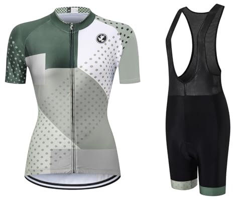 UGLY FROG MTB Radsport Kleidung Women Atmungsaktiv schnell trocknend Kurzarm Reitshirt mit Gel Verdickung Shorts MTB Kleidung Set