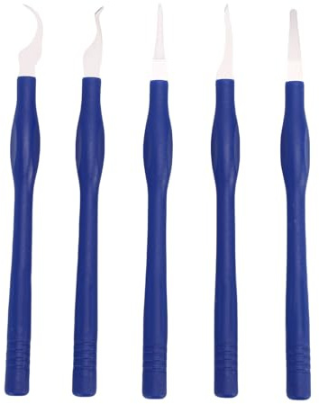 Glomora 5 in 1 IC Chip,Repair Thin CPU Glue Remover Electronics Opening Pry Tools Motherboard Chip Disassembly Tool