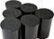 50 x 19 Dram / 80ml POP TOP Squeeze Bottles Container Vials RX - Black - Child Resistant FDA Approved Medical Grade Plastic (PP-BK-50)