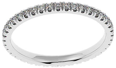 0.50Ct Round Diamond Full Eternity Ring for Women's - Micro Pave Set