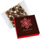 Herz & Heim® Lindt Mini-Pralinés mit weihnachtlichen Banderole - Schneeflocke - mit Namen und kurzem Wunschtext