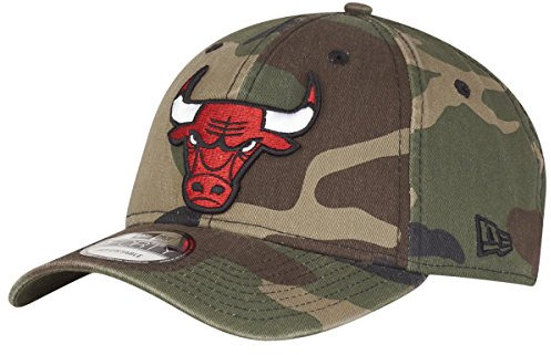 New Era Washed Camo 9Forty Adjustable Cap Chicago Bulls Camouflage, Size:ONE Size