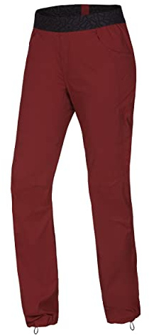 Ocun W Pantera Pants Rot - Leichte elastische Damen Kletterhose, Größe XS - Farbe Chili Oil
