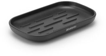 Brabantia 280207 Porte-Savon 13.5 x 8.1 x 1.6 [cm], Dark Grey