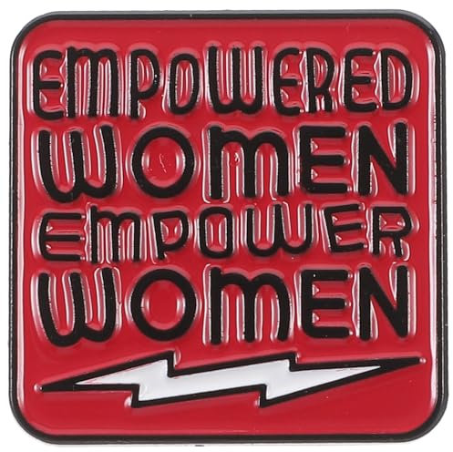Holibanna Feminismus Broschen Pin Empower Frauen Briefe Brosche Dissens Brosche Pin Feministische Abzeichen Emaille Halloween Schmuck