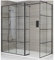 Milano Barq Black Grid Corner Shower Enclosure Return White Tray - 1700mm x 900mm