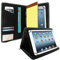 KHOMO KHO-1702 Universal-Tablet-Padfolio-Schutzhülle mit Reißverschluss für iPad Pro 12,9 Zoll (32,8 cm), Karbonfaser, Schwarz