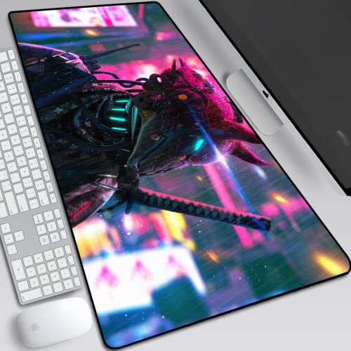 BILIVAN Cyberpunk 2077 - Tapis de souris surdimensionné en deux dimensions - 800 x 300 mm - 16 pièces