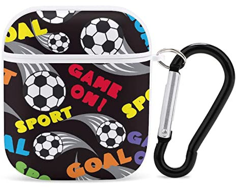 Airpods-Hülle Fußball Airpod Hard Case Cover Kopfhörerhüllen Für Apple Airpods1 Airpods2