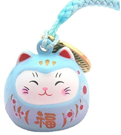 Porte-clés chat porte-bonheur japonais dessin animé Maneki Neko bibelots voiture téléphone accessoire sac pendentif cadeau pour bonne chance et richesse