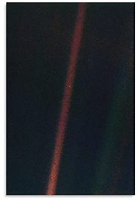 The Pale Blue Dot Voyager Earth Planet 2 Leinwandposter Schlafzimmer Dekor Büro Zimmer Dekor Geschenk Wandkunst Dekor Druck für Wohnzimmer Dekor 20 x 30 cm