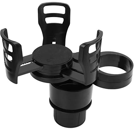 Aramox Automotive Cup Holder Extender, 2 in 1 Universal Car Cup Holder Expander für Fahrzeuge Cup Mount Extender Organizer mit Verstellbarer Basis, Auto Getränkehalter Expander