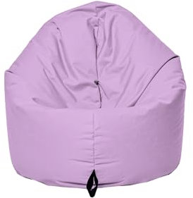 MB MILLINDABAG 2 in 1 Sitzsack für Kinder Jugendliche und Erwachsene Beanbag Sessel Kissen Indoor & Outdoor Gaminggeignet & bereits gefüllt Sitzkissen Bodenkissen (Flieder, Durchmesser: 125 cm)